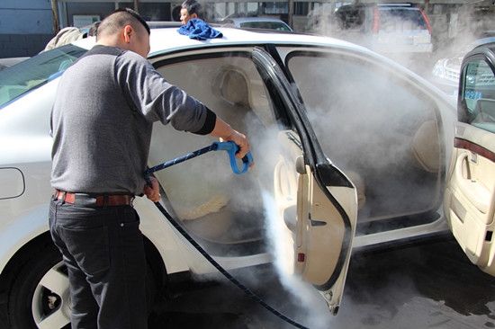移動蒸汽洗車機洗車效果